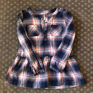 Girl’s fall ruffle tunic